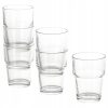 IKEA REKO SZKLANKA SZKŁO BEZBARWNE 170ml/6 SZT ZESTAW 3SZT.